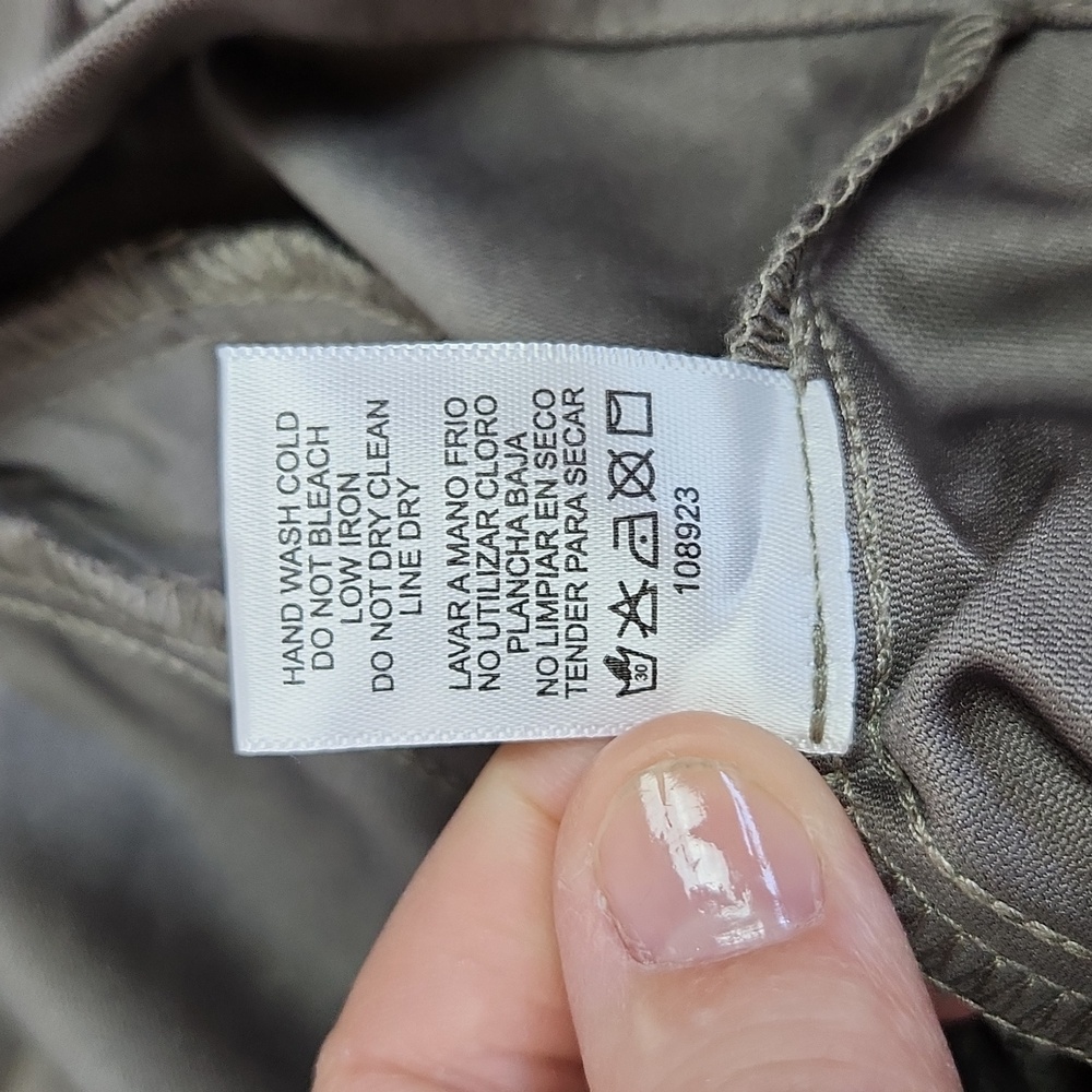 Staccato Dove Gray Shacket Duster Utility Jacket L - Picture 12 of 15